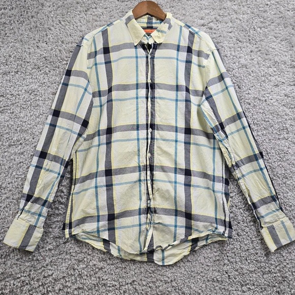 Ball and Buck The Scout Shirt Mens Large Plaid Button Up Long Sleeve Made in USA - Picture 2 of 12